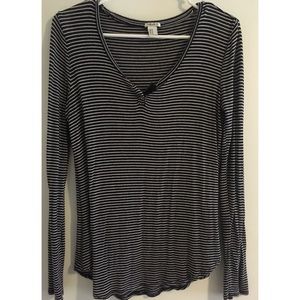 Long Sleeve Striped Shirt